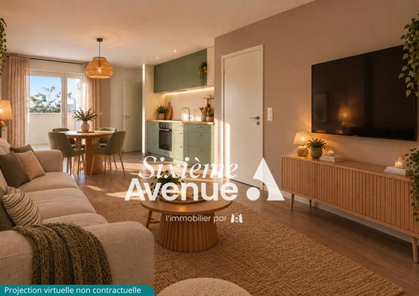 Appartement 2 pièces 43.3 m2