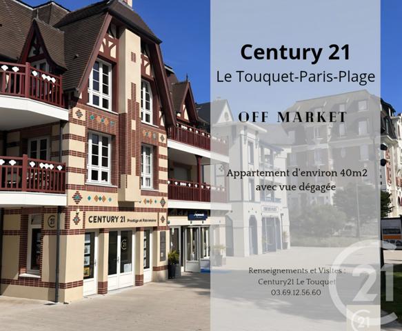 Appartement T2 à vendre  2 pièces - 40 m2 LE TOUQUET PARIS PLAGE - 62