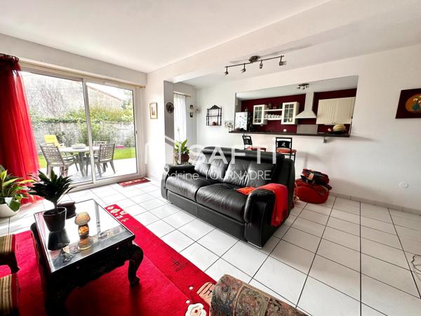 BORDEAUX-CAUDERAN : Maison contemporaine de 125 m², 3 chambres, bureau, jardin et garage