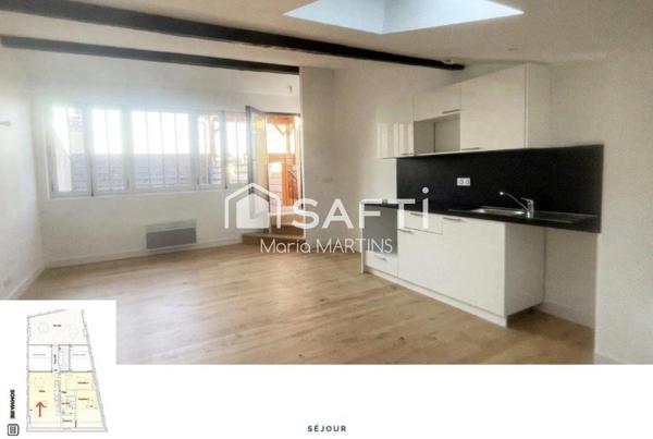 BORDEAUX SINT MICHEL - INVESTISSEMENT LOCATIF CONVENTIONNE ANAH - DERNIER ETAGE - ROOFTOP 43M²