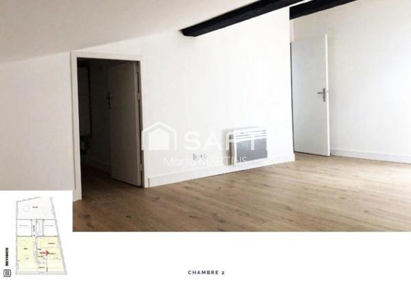 BORDEAUX SINT MICHEL - INVESTISSEMENT LOCATIF CONVENTIONNE ANAH - DERNIER ETAGE - ROOFTOP 43M²