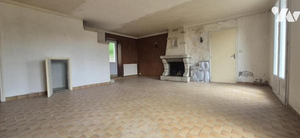 MAISON 3CH - 2 GARAGES - TERRAIN 16590 M2