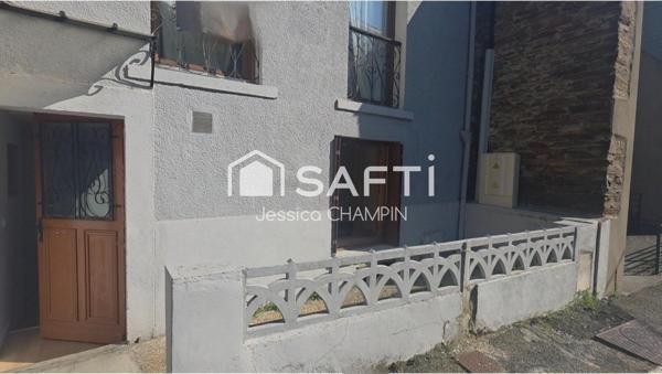 Appartement RDC avec deux accès et cour à 2mins a pied du centre ville