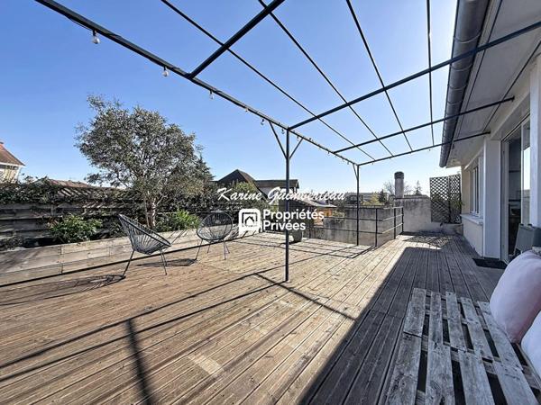 Maison de ville avec garage + jardin Libourne-centre