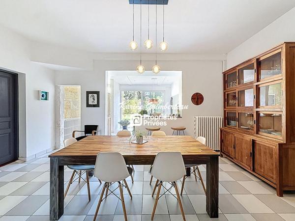 Maison de ville avec garage + jardin Libourne-centre