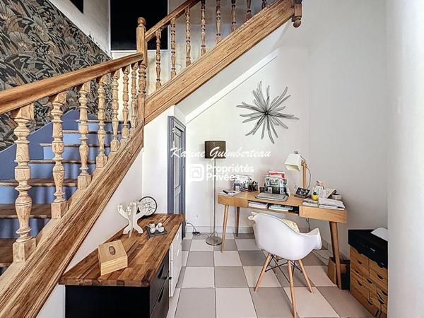 Maison de ville avec garage + jardin Libourne-centre