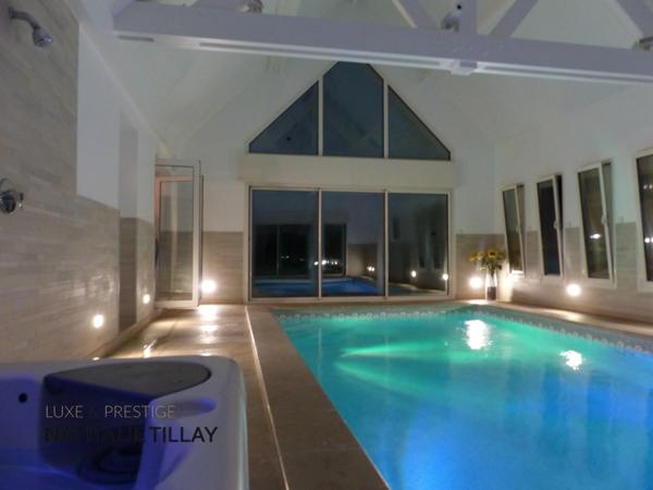 Jargeau, proche ORLEANS, maison d architecte A vendre, de 215 m² avec piscine intérieure, Terrain de 1 224 m²