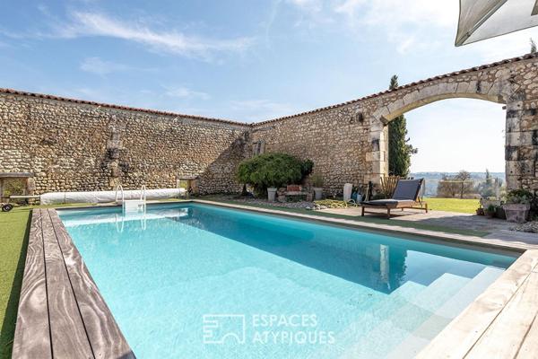 Demeure de charme et sa piscine intimiste