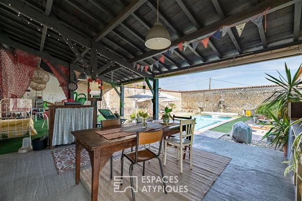 Demeure de charme et sa piscine intimiste