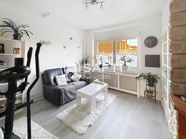 Maison 4 chambres, jardin, cave, garage