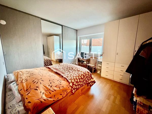 Maison 4 chambres, jardin, cave, garage