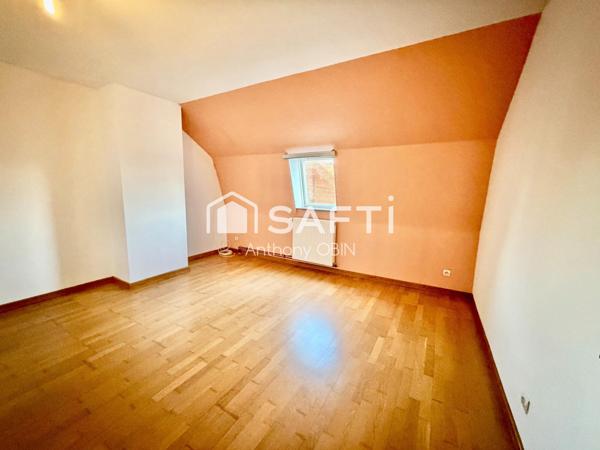 Maison 4 chambres, jardin, cave, garage