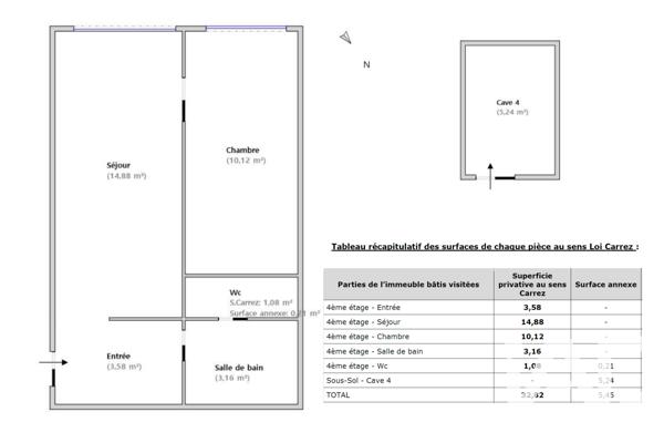 Appartement à vendre 2 pièces 32,82 m² Annecy