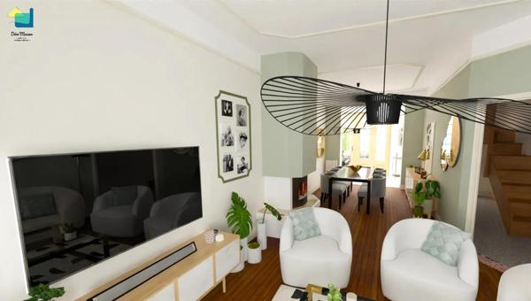 Maison centre ville 5 chambres et jardin