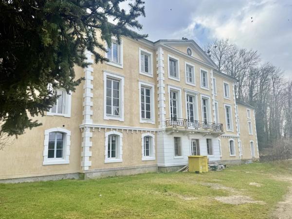 Château du XVIIIe siècle partiellement réhabilité, disposant d’un parc boisé de 2 hectares et d’une dépendance déjà réhabilitée.