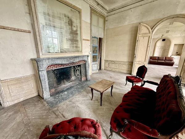 Château du XVIIIe siècle partiellement réhabilité, disposant d’un parc boisé de 2 hectares et d’une dépendance déjà réhabilitée.