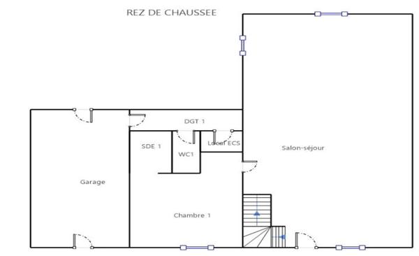 Héric (44810) Maison 5 pièces 4 chambres à vendre pour petite famille à Héric