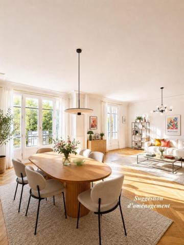 Magnifique 4 pièces de 106m² avec chambre de bonne