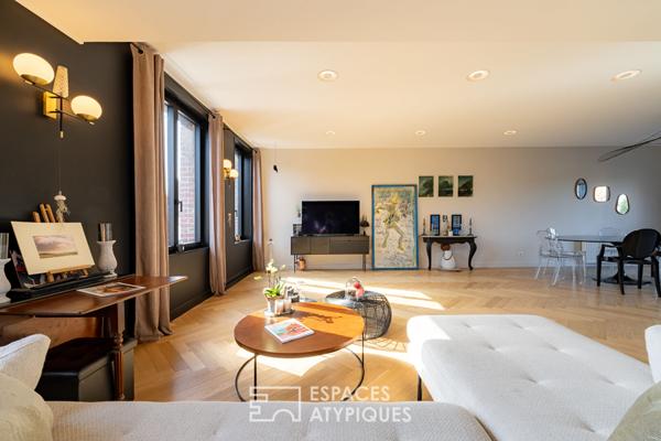 Triplex avec terrasse, volumes rares et vue dégagée