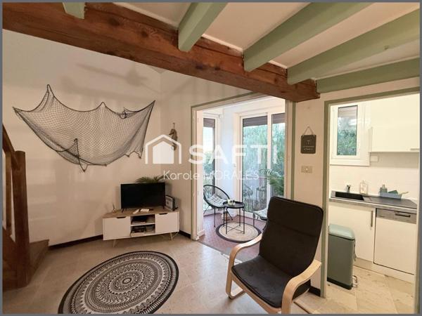 ARGELES-SUR-MER, LE RACOU, BEAU T2, CAVE ET PLACE DE PARKING