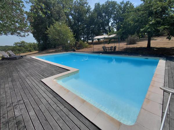 Deux maisons de caractère près de Cordes-sur-Ciel avec piscine et vues panoramiques