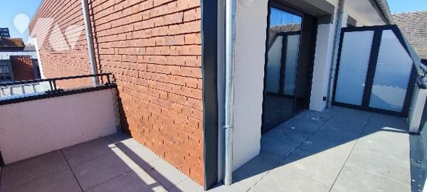 T3 NEUF de 79m² + terrasse SUD/EST et balcon OUEST de 19m² + parking en centre-ville du TOUQUET