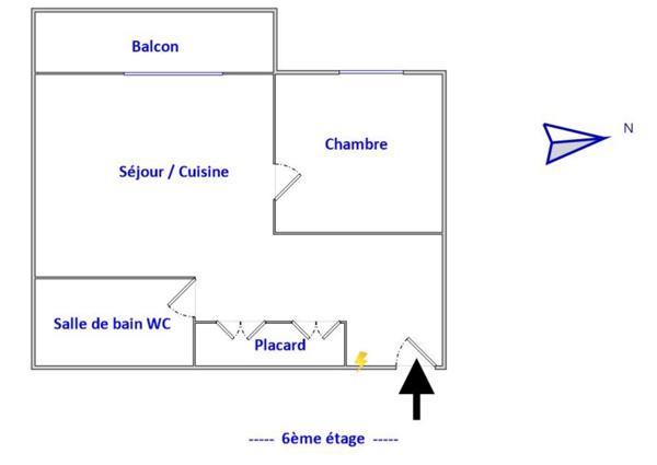 Appartement à vendre 1 pièce 32 m² Paris 15