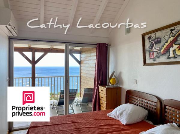 Superbe Appartement T3 Duplex, vue exceptionnelle mer, piscine - Bouillante