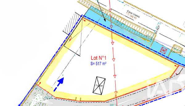Terrain à vendre 517 m² Chantemerle-les-Blés