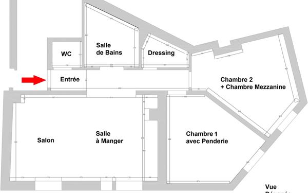 Appartement à vendre    3 pièces • 67 m2 Paris 13