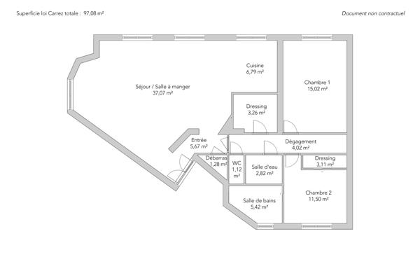 Appartement Boulogne-Billancourt - PRINCES / BOIS-DE-BOULOGNE