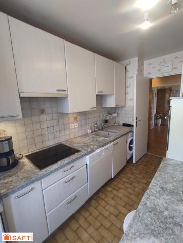 Appartement F5, 4 chambres  avec jardin et sous sol