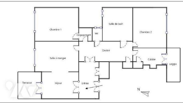 Situé dans le secteur du "Carré d'Or", au c?ur d'une copropriété élégante et parfaitement entre...