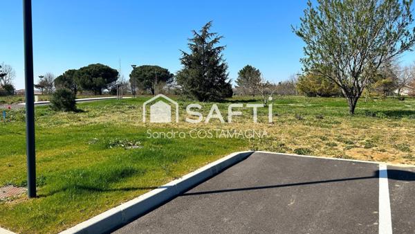 Terrain plat viabilisé