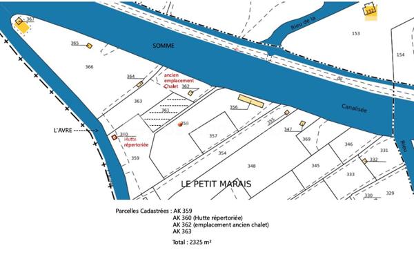 Terrain de 2 325 m²