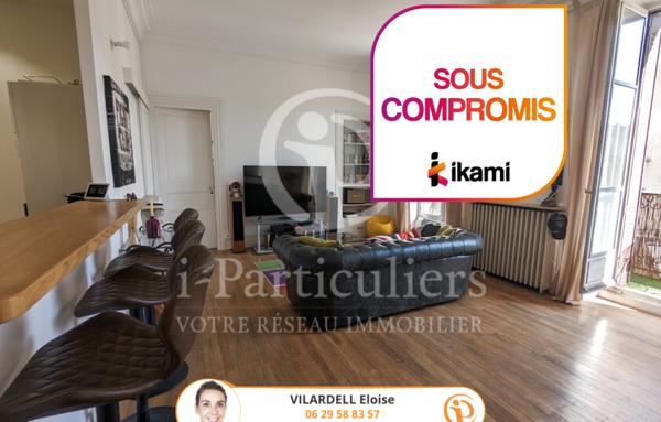 Beau T3 ancien de 70m2 balcon