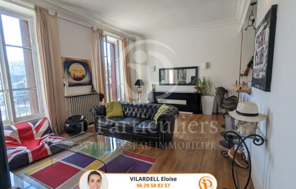 Beau T3 ancien de 70m2 balcon