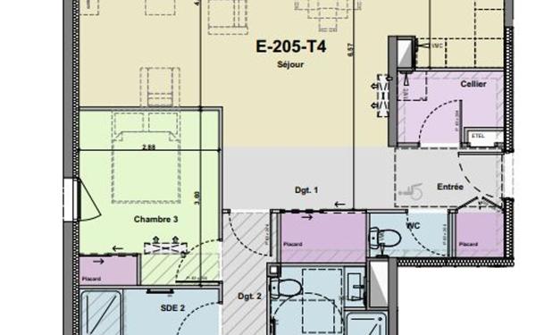 Appartement à vendre    4 pièces •  Narbonne