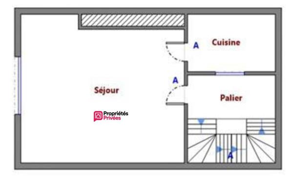 Immeuble de 94 m² avec commerce et logement 3 pièces et 2 chambres