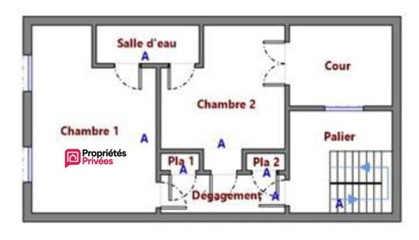 Immeuble de 94 m² avec commerce et logement 3 pièces et 2 chambres