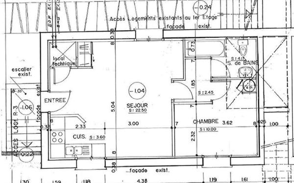 Appartement à louer    2 pièces •  Massy