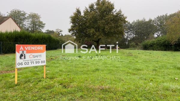 Terrain constructible 1600 m2, Les Bordes (45460)