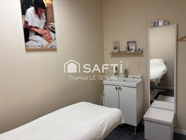 Espace beauté discret et élégant