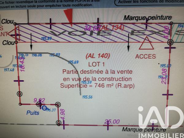 Terrain à vendre 610 m² Eaunes