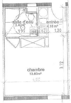 Appartement 1 pièce                                        - 44600 Saint-Nazaire Réf : 3712