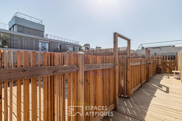 Appartement d’artiste cosy et vintage avec terrasse