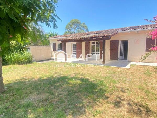 Rare à Pontaillac, maison et terrain constructible