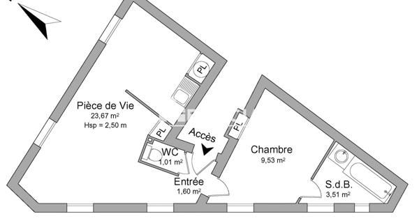 Location Appartement 2 pièces 39.32 m² - Niort 79000