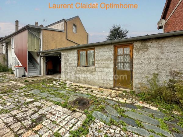 MAISON – ENV. 92 m² – 2 CHAMBRES – SOUS-SOL – GARAGE – JARDIN