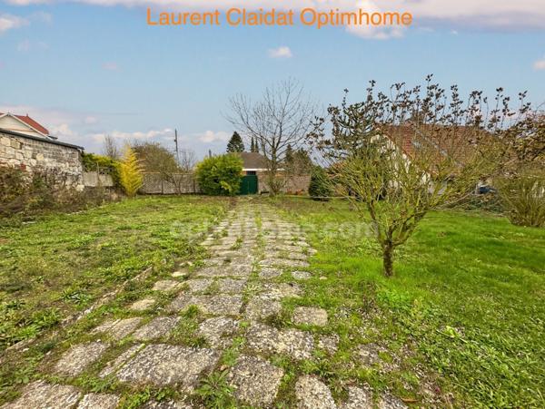 MAISON – ENV. 92 m² – 2 CHAMBRES – SOUS-SOL – GARAGE – JARDIN